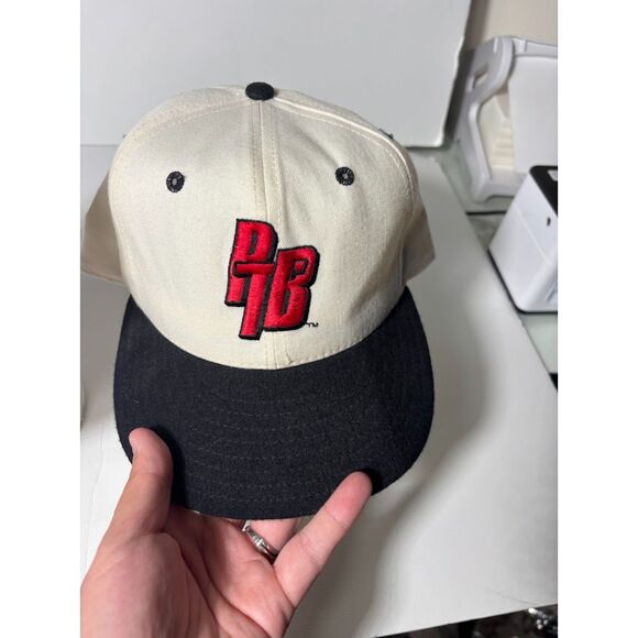 Portland Trailblazers New Era 5950 Baseball Hat Cap Sz 7.5 Cream Black PDX wool - Picture 6 of 6